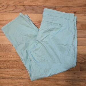 Crown And Ivy Light Blue Cropped Pants